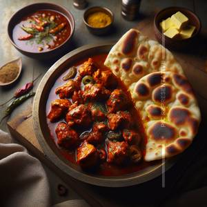 Chicken Curry+1 Butter Naan