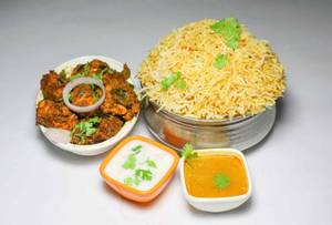 Chicken Fry Piece-biryani Full
