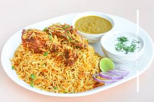 Biryani With Amul Butter (Chicken)