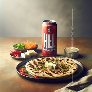 Paneer Paratha+Hell