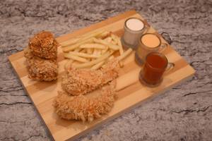 Lollipop [2 pcs] + strips [1 piece]+ fries(12-15 pcs)+ mayo (1pkt)
