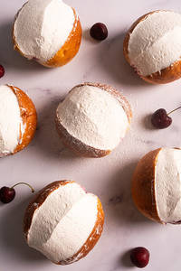 Cherry Mascarpone Maritozzo
