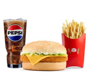 Aloo Tikki Burger Combo