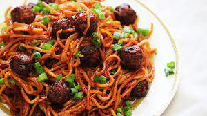 Veg Schezwan Chowmein Half with Veg Manchurian 2 Pcs                                