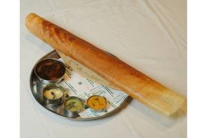 Onion masala dosa