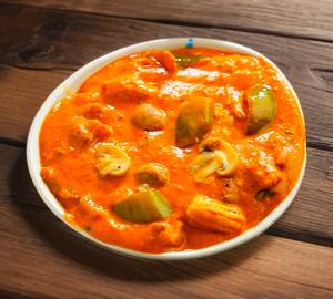 Baby Corn Mushroom Butter Masala
