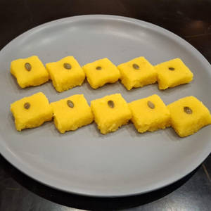 Kesar Coconut Burfi