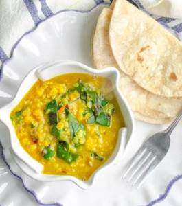 Yellow Dal with roti