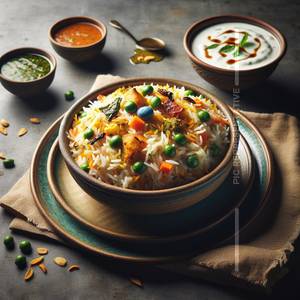 Veg Biryani Raita