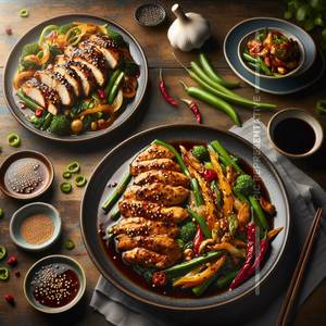 Chicken In Spicy Black Bean Sauce