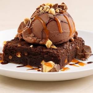 Brownie With Ice Cream