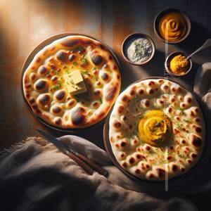 2 Butter Naan