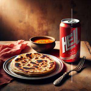 Aloo Paratha+Hell                    