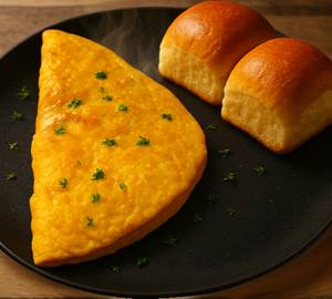 Egg Omelette [2 Egg] [2 Pav ]