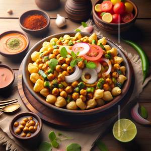 Chana Masala Chat