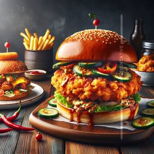 Chicken Big Bang Burger
