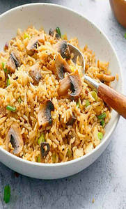 Schezwan Mushroom Fried Rice