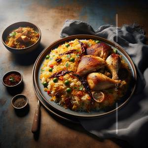 Chicken biryani                                            