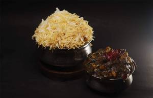 Prawn Gongura Biryani (with Chicken Dum Rice)