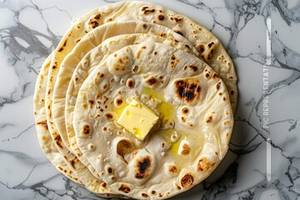 Tawa Roti With Butter
