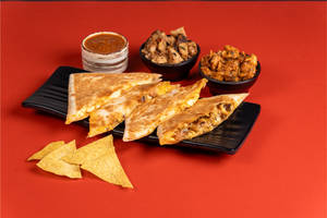Cheesy Chicken Dominator Quesadilla