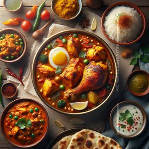 Chicken Bhujma