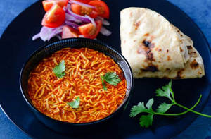 Sev Tomato + 3 Butter Roti + Salad