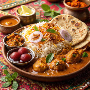 Special Chicken Thali