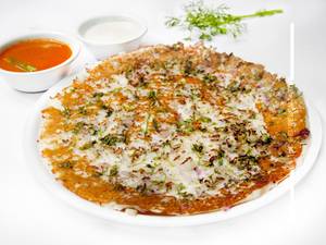 Onion cheese uttapam