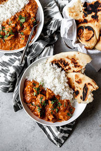Kadhai Chicken Thali