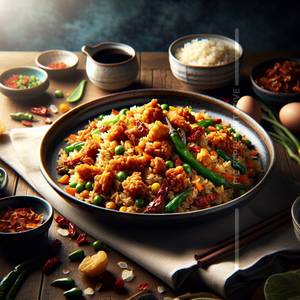 Schezwan fried rice