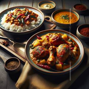 Afgani chicken masala