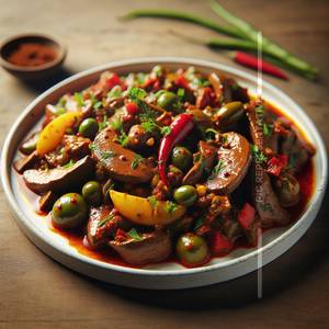 Chicken liver masala