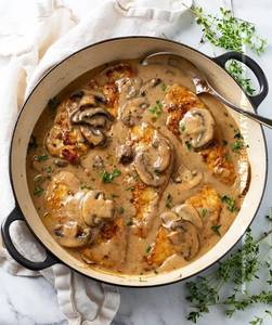 Chicken mushroom gravy