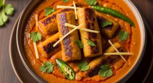 Soya chaap masala