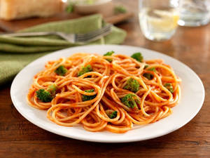 Florentine Spaghetti Pink Sauce
