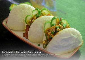 Korean Chicken Bao Buns