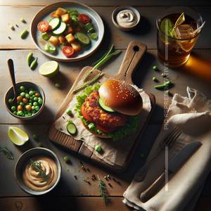 BBQ Chicken patty Burger