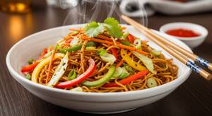 Veg hakka noodles
