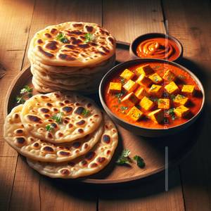 Paneer Butter Masala With Paratha
