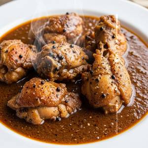 Pepper chicken gravy