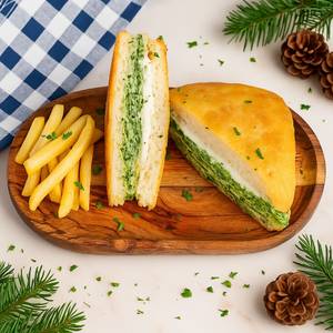 Herbed Garden Focaccia Sandwich (Select - Jain / Regular)