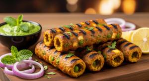 Veg seekh kebab
