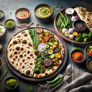 Veg Stuffed Naan
