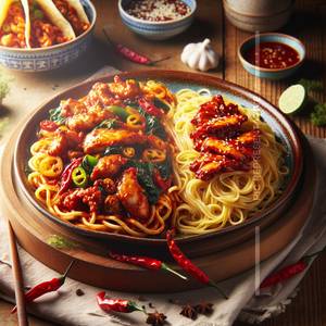 Chilli Chicken Noodle Combo