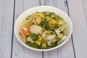 Veg Won Ton Soup