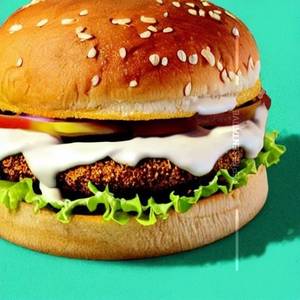 Chicken double cheese burger