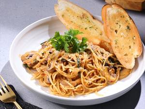 Wild Mushroom Spaghetti Pasta