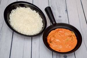Prawn Thai red Curry With Steamed Rice