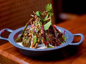 Crispy Palak Patta Chaat